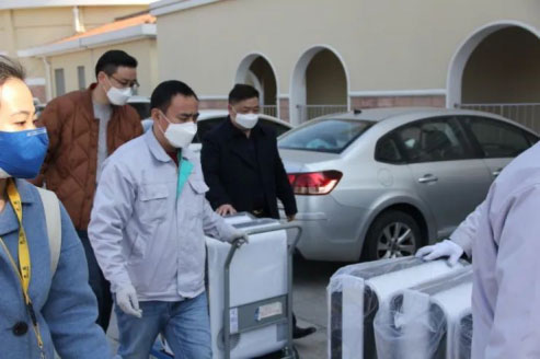 The Second Batch of Air Sterilizer of Thenow Assisted Shanghai Public Health Clinical Center