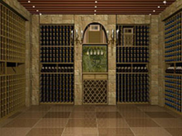 Greentown Rose Garden Wine Cellar and Wine Cabinet