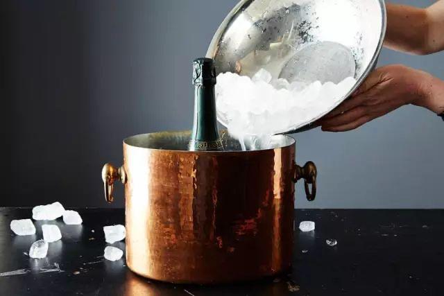 Add salt to the ice bucket